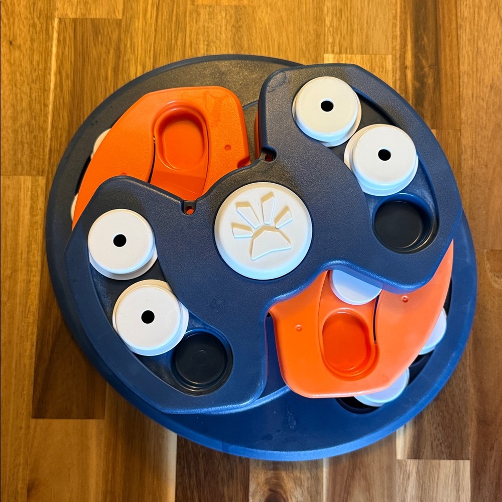 Interactive Blue and Orange Pet Puzzle